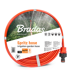 Спринклерний шланг для поливання Bradas SPRITZ HOSE 15 м жовтогарячий (WSH15)