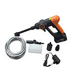 Акумуляторна мийка високого тиску з безщітковим двигуном TigerProTech  C-WS021, тиск 35 Bar, АКБ 21В/4Аг, кейс, фото 8