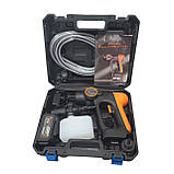 Акумуляторна мийка високого тиску з безщітковим двигуном TigerProTech  C-WS021, тиск 35 Bar, АКБ 21В/4Аг, кейс, фото 9