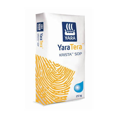 Мінеральне добриво Yara Tera Krista SOP (сульфат калію) 25 кг, фото 1