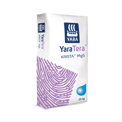 Мінеральне добриво Yara Tera Krista MgS (сульфат магнію) 25 кг