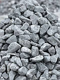 Галька декоративна мармурова сіра для клумб (ціна за 1 кг від 1 тони), фото 6