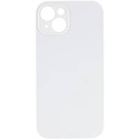 Чохол Silicone Case Full Camera Protective (AA) NO LOGO для Apple iPhone 14 (6.1") Білий / White