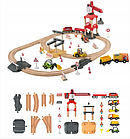 🚂 Мега набір дерев'яної залізниці PlayTive 272 ел Німеччина, фото 5