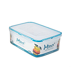 Контейнер пластиковий харчовий з кришкою Mlock 2,5л, фото 3