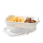 Контейнер пластиковий зі знімним кошиком на два відділення 2,8л, фото 2