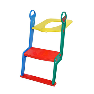 Дитяче сидіння для унітазу з драбинкою, накладка на унітаз для дітей зі сходами