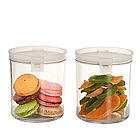 Набір контейнерів акрилових Jarlock 2шт круглої форми на 0,65л, фото 2