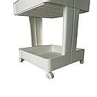 Полиця-органайзер трьох’ярусна велика пластикова, полиця-етажерка підлогова на три яруси, фото 4