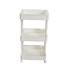 Полиця-органайзер трьох’ярусна велика пластикова, полиця-етажерка підлогова на три яруси, фото 6