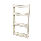 Полиця-органайзер чотирьох`ярусна пластикова, полиця етажерка підлогова на чотири яруси, фото 5