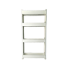 Полиця-органайзер чотирьох`ярусна пластикова, полиця етажерка підлогова на чотири яруси, фото 8