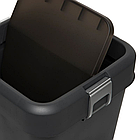 Відро для сміття на 40л пластикове, з поворотною кришкою антрацит, фото 3