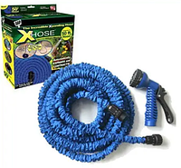 Шланг садовий поливальний 30 метрів із розпилювачем розтягувальний X Hose 30 m