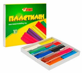 Пластилін 10кол 150гр TIKI 52114-ТК