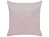 Набір з 2 оксамитових вишитих подушок хмари візерунок 45 х 45 см рожевий IPOMEA, фото 3