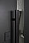 Полуторні вхідні двері з терморозривом Carat Black, фото 8