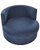 Поворотне тканинне крісло Blue DALBY, фото 5