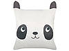 Набір з 2 бавовняних дитячих подушок з мотивом панди 45 x 45 см чорно-білий PANDAPAW, фото 3