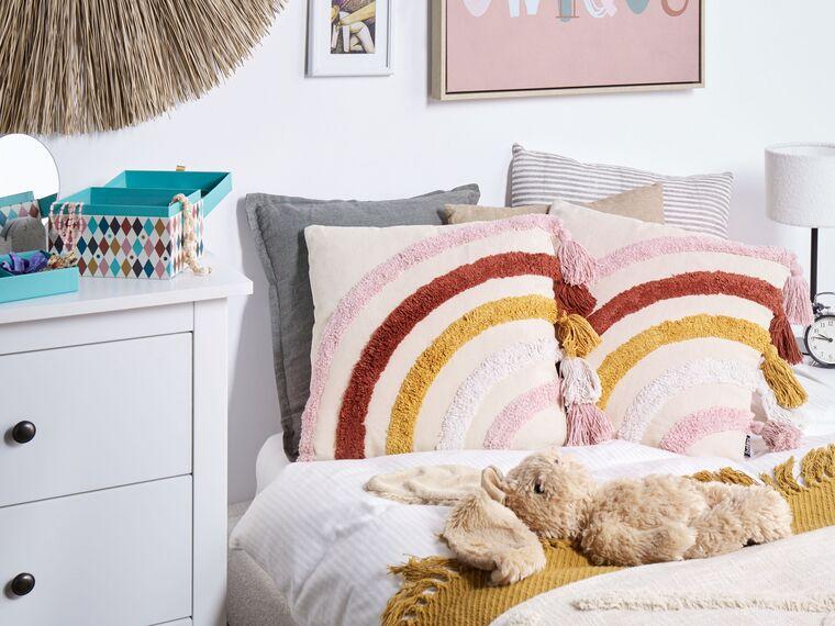 Набір з 2 бавовняних подушок 45 x 45 см, різнокольоровий RAINSTAR, фото 1