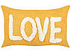 2 бавовняні подушки 30 x 50 см Жовтий LOVE, фото 2
