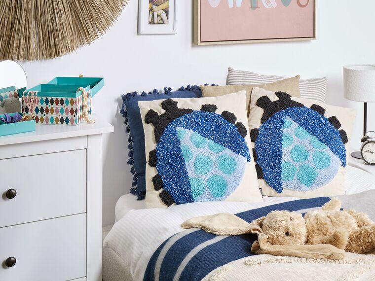 2 бавовняні подушки з мотивом сонечка 45 х 45 см різнокольорове LADYBIRD, фото 1