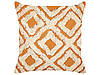 2 ватні подушки з геометричним малюнком 45 х 45 см, біло-помаранчеві GILLY, фото 2