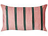 Набір з 2 оксамитових подушок в смужку 35 х 60 см рожевий CRODYLINE, фото 2
