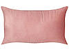 Набір з 2 оксамитових подушок в смужку 35 х 60 см рожевий CRODYLINE, фото 3