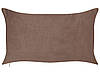 Набір з 2 оксамитових подушок в смужку 35 х 60 см, коричневий CRODYLINE, фото 3