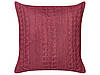 Набір з 2 бавовняних подушок бордового кольору CADETIA, фото 2
