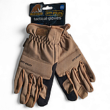 Повнопалі тактичні рукавиці MASTODON City Utility полегшені койот, фото 4
