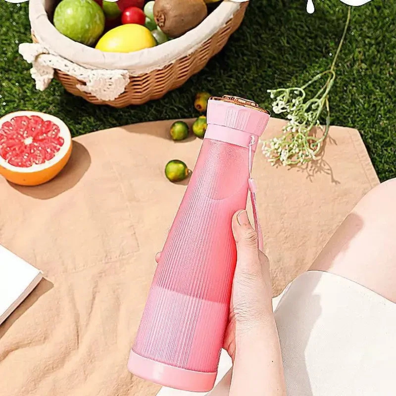 Портативний блендер-пляшка crown type juicer glass, Блендер для смузі, для фрешу, для коктейлів.