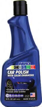 Поліроль кузова Abro синя Car Wax Blue 473 мл