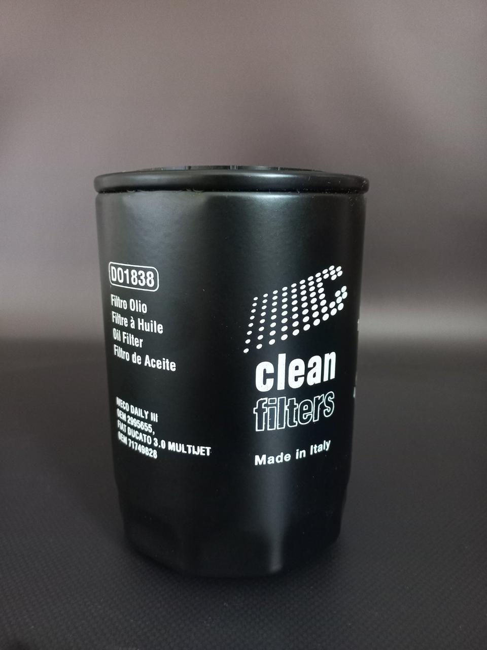 Оливний фільтр IVECO DAILY (2995655/DO1838) CLEAN FILTERS