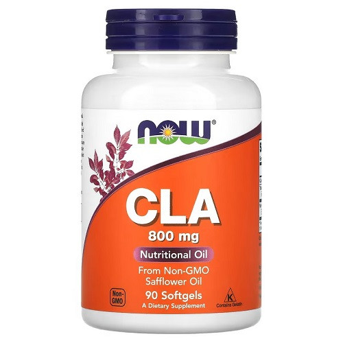 Жироспалювач Now CLA 800 mg (90 капсул.)