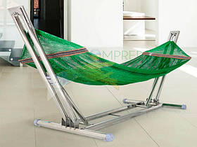 Стійка для гамака металева розбірна сіра Kompred OL739