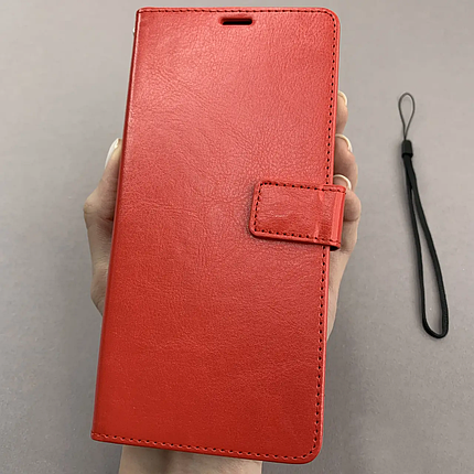 Чохол-книга для Xiaomi Redmi 9C книжка з магнітною застібкою на телефон сяомі редмі 9с червона w2c, фото 1