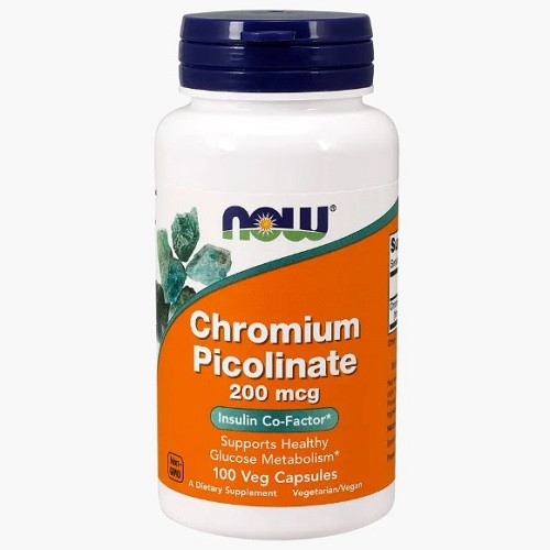 Хром Now Chromium Picolinate 200 mcg (100 капсул.)