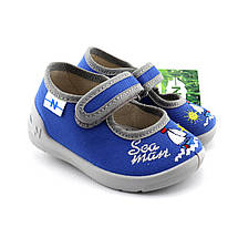 11905 Тапочки дитячі в садочок текстильні на липучці тм Waldi розмір, фото 4