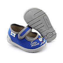 11905 Тапочки дитячі в садочок текстильні на липучці тм Waldi розмір, фото 5