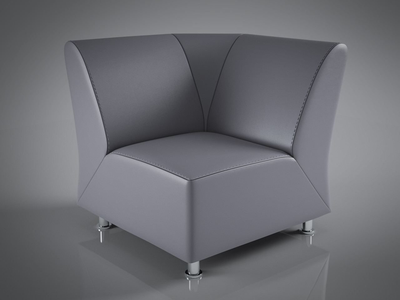 Кут Челендж Sentenzo 840x840xН850 сірий