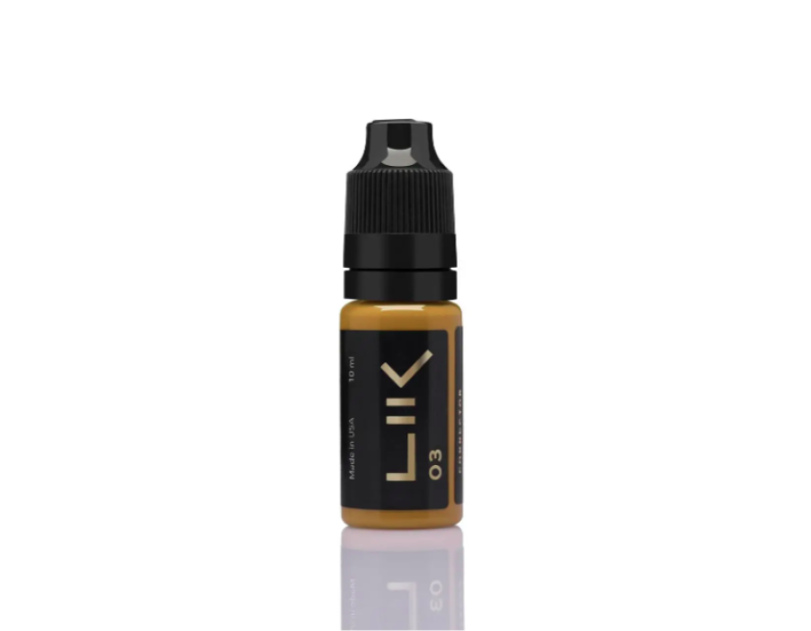 Коректор для перманентного макіяжу LIK Corrector 03 Yellow, 10 мл