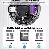 Hagibis MC100 корпус для SSD диска M.2 2230, для iPhone 17, 16, 15 pro/pro max, Android, фото 8