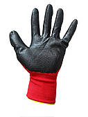 Рукавички червоно-чорні
