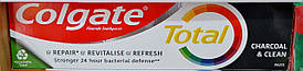 Colgate Total charocal & clean антибактеріальна зубна паста з деревним вугіллям 75 мл
