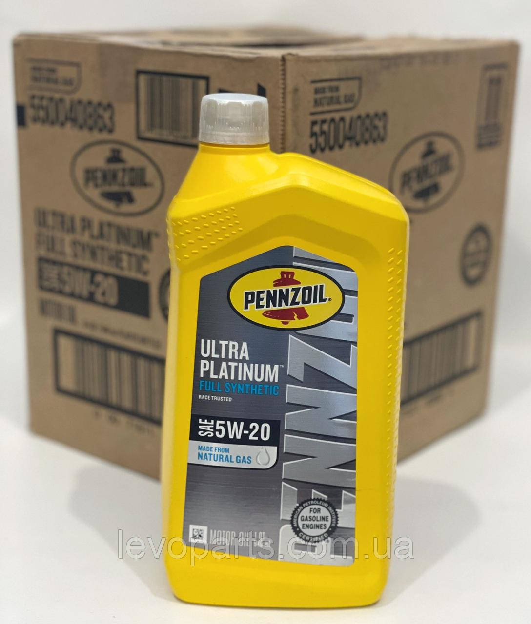 Моторна олива Pennzoil Ultra Platinum 5W-20 Full Synthetic Engine Oil, 0,946 л 550040863