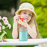 Термос для супу FEWOO, 600 мл, вакуумна ізольована харчова банка для гарячої холодної їжі, герметичні контейнери для супу, фото 2