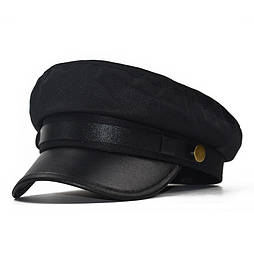 Кепка картуз драпова BLACK