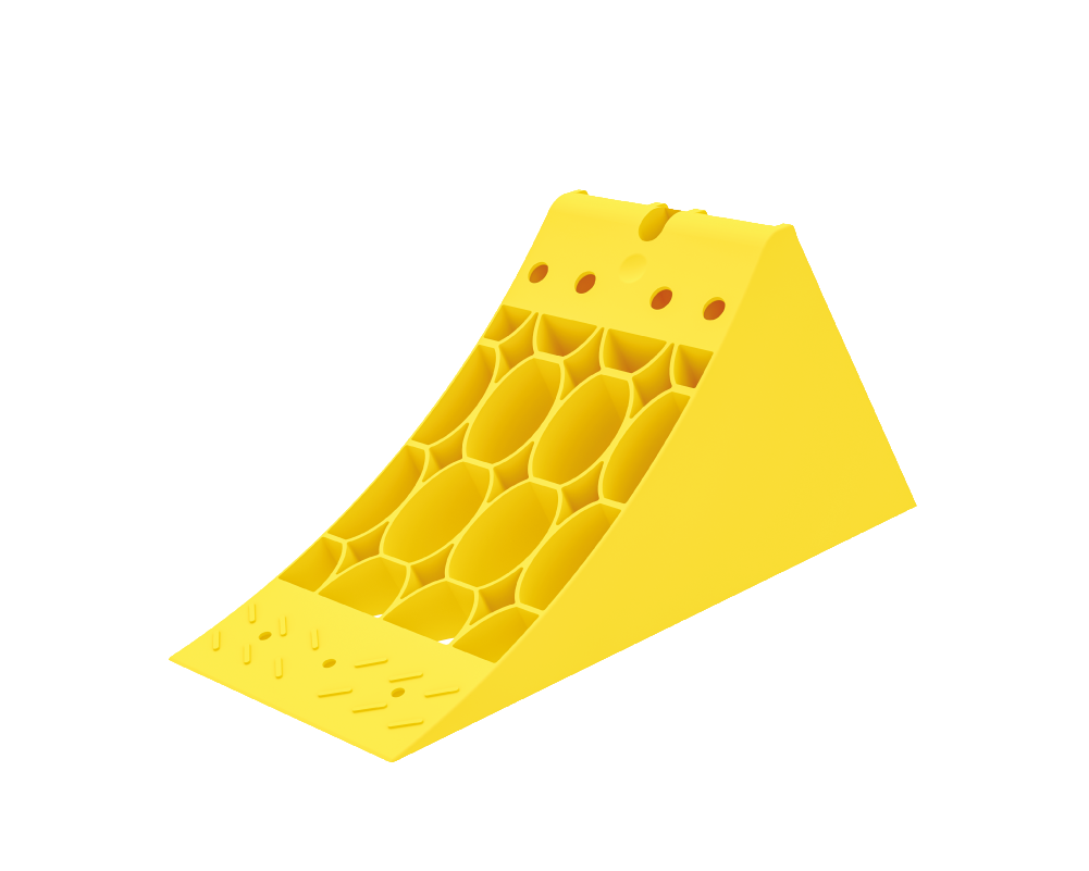 Упор пластиковий противідкатний Lokhen 336*123*148 мм, фото 1